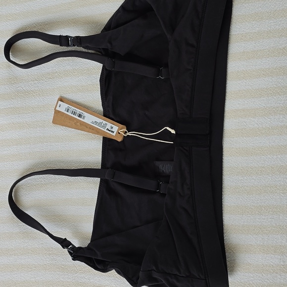 SKIMS Fits Everybody Maternity Nursing Scoop Bralette Size:Medium Onyx - Picture 2 of 7